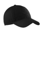 Port Authority Soft Brushed Canvas Cap. CP96 Black