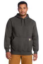 Carhartt Rain Defender Paxton Heavyweight Hooded Sweatshirt. CT100615 Carbon Heather