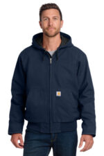 Carhartt Washed Duck Active Jac. CT104050 Navy