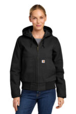 Carhartt Women's Washed Duck Active Jac. CT104053 Black