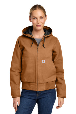 Carhartt Women's Washed Duck Active Jac. CT104053 Carhartt Brown