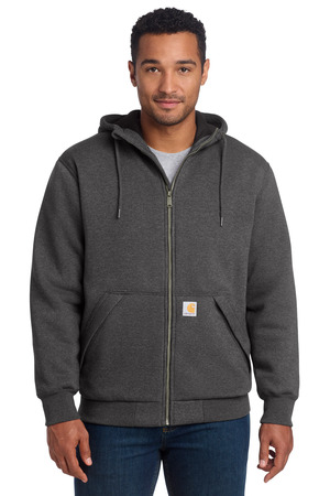Carhartt Midweight Thermal-Lined Full-Zip Sweatshirt CT104078 Carbon Heather