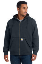 Carhartt Midweight Thermal-Lined Full-Zip Sweatshirt CT104078 New Navy