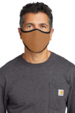 Carhartt Cotton Ear Loop Face Mask (3 pack) CT105160 Carhartt Brown