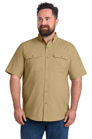 Carhartt Force Solid Short Sleeve Shirt CT105292 Dark Khaki