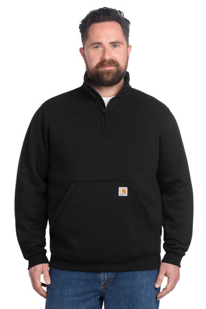 Carhartt Midweight 1/4-Zip Mock Neck Sweatshirt CT105294 Black