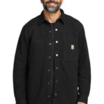 Carhartt Rugged Flex Fleece-Lined Shirt Jac CT105532 Black