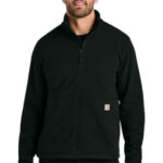 Carhartt Textured Full-Zip Fleece Jacket CT106416 Black