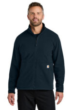 Carhartt Textured Full-Zip Fleece Jacket CT106416 Navy