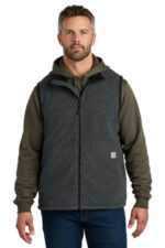 Carhartt Textured Fleece Vest CT106418 Carbon Heather