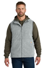 Carhartt Textured Fleece Vest CT106418 Heather Grey