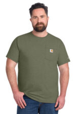 Carhartt Force Short Sleeve Pocket T-Shirt CT106652 Basil Heather
