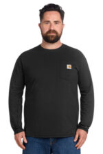 Carhartt Force Long Sleeve Pocket T-Shirt CT106656 Black