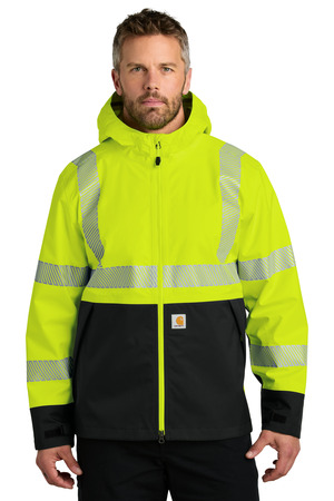 Carhartt ANSI 107 Class 3 Storm Defender Jacket CT106693 Brite Lime
