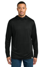 Carhartt Force Sun Defender Long Sleeve Hooded T-Shirt CT106923 Black