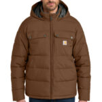 Carhartt Montana Insulated Hooded Jacket CT107082 Red Duck Brown