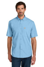 Carhartt Force Sun Defender Short Sleeve Shirt CT107107 Fresh Water Blue