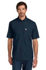 Carhartt Force Sun Defender Short Sleeve Shirt CT107107 Navy