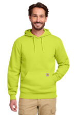 Carhartt Midweight Hooded Sweatshirt. CTK121 Brite Lime