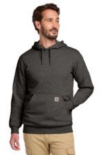 Carhartt Midweight Hooded Sweatshirt. CTK121 Carbon Heather