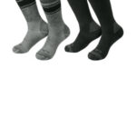 Carhartt Heavyweight Crew Sock (4-Pack) CTSC1054 Assorted Black and Charcoal