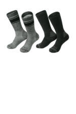 Carhartt Heavyweight Crew Sock (4-Pack) CTSC1054 Assorted Black and Charcoal