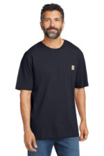 Carhartt Tall Workwear Pocket Short Sleeve T-Shirt. CTTK87 Navy
