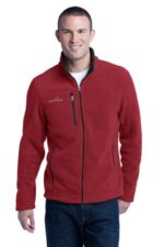 Eddie Bauer - Full-Zip Fleece Jacket. EB200 Red Rhubarb