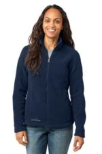 Eddie Bauer - Women's Full-Zip Fleece Jacket. EB201 River Blue Navy