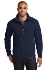 Eddie Bauer Full-Zip Microfleece Jacket. EB224 Navy