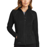 Eddie Bauer Women's Full-Zip Microfleece Jacket. EB225 Black