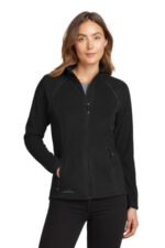 Eddie Bauer Women's Full-Zip Microfleece Jacket. EB225 Black