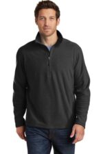 Eddie Bauer 1/2-Zip Microfleece Jacket. EB226 Black