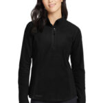 Eddie Bauer Women's 1/2-Zip Microfleece Jacket EB227 Black