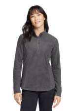 Eddie Bauer Women's 1/2-Zip Microfleece Jacket EB227 Grey Steel