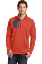 Eddie Bauer 1/2-Zip Performance Fleece. EB234 Cayenne Orange