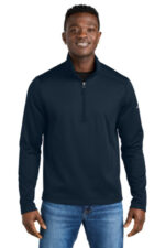 Eddie Bauer Smooth Mid Layer Fleece 1/2-Zip EB2360 River Blue Navy