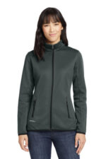 Eddie Bauer Women's Dash Full-Zip Fleece Jacket. EB243 Grey Steel