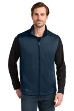 Eddie Bauer Smooth Mid Layer Fleece Vest EB2560 River Blue Navy