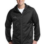 Eddie Bauer - Packable Wind Jacket. EB500 Black