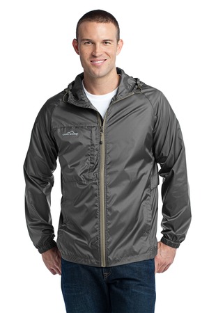 Eddie Bauer - Packable Wind Jacket. EB500 Grey Steel