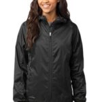 Eddie Bauer Women's Packable Wind Jacket. EB501 Black