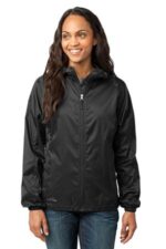 Eddie Bauer Women's Packable Wind Jacket. EB501 Black
