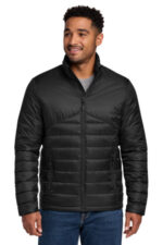 Eddie Bauer Quilted Jacket EB510 Deep Black