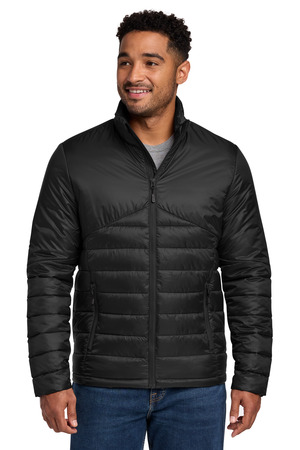 Eddie Bauer Quilted Jacket EB510 Deep Black