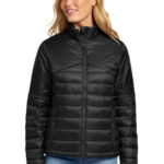 Eddie Bauer Women's Quilted Jacket EB511 Deep Black