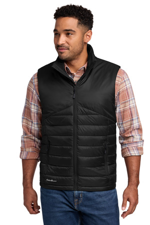 Eddie Bauer Quilted Vest EB512 Deep Black