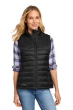 Eddie Bauer Women's Quilted Vest EB513 Deep Black