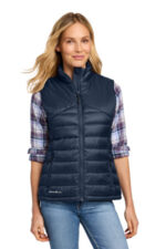 Eddie Bauer Women's Quilted Vest EB513 River Blue Navy