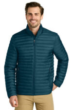 Eddie Bauer Packable Quilted Full-Zip EB514 Adriatic Blue